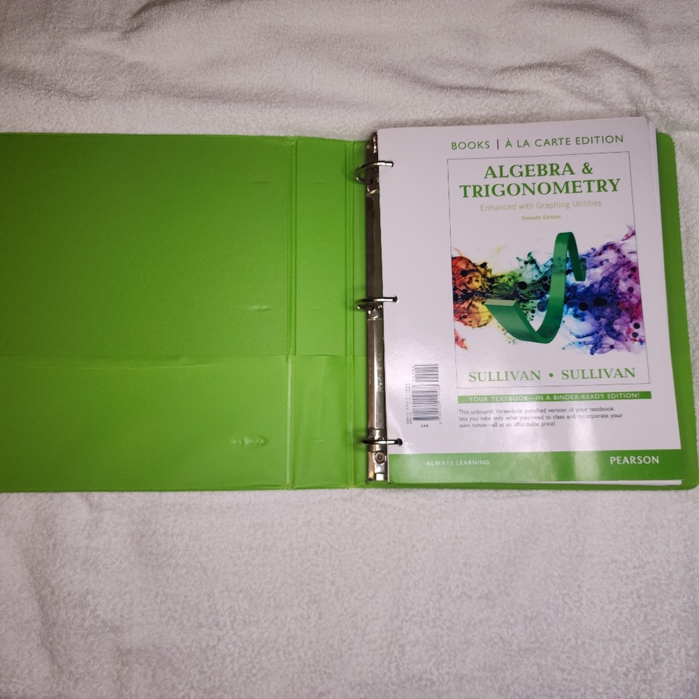 Algebra and Trigonometry book - Picture 3 of 5